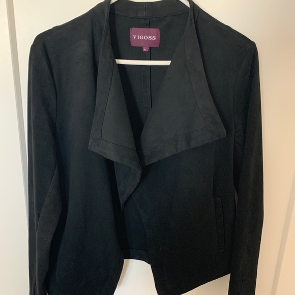 Vigoss Jackets & Blazers - Vigoss Suede Wrap Jacket